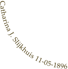 Catharina J. Slijkhuis 11-05-1896