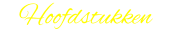 Hoofdstukken