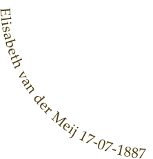 Elisabeth van der Meij 17-07-1887