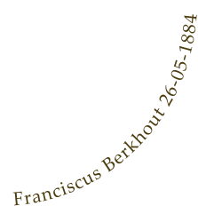 Franciscus Berkhout 26-05-1884