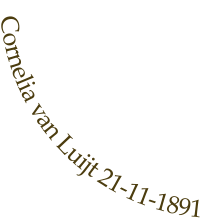 Cornelia van Luijt 21-11-1891