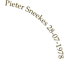 Pieter Sneekes 28-07-1978