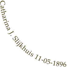 Catharina J. Slijkhuis 11-05-1896
